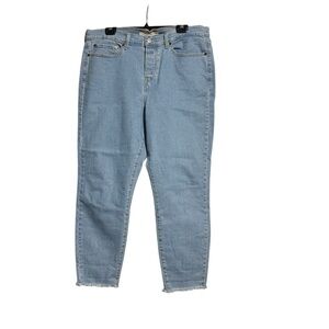 Levi’s Wedgie Skinny Jeans Women’s Blue size 16W Light Wash Button Fly